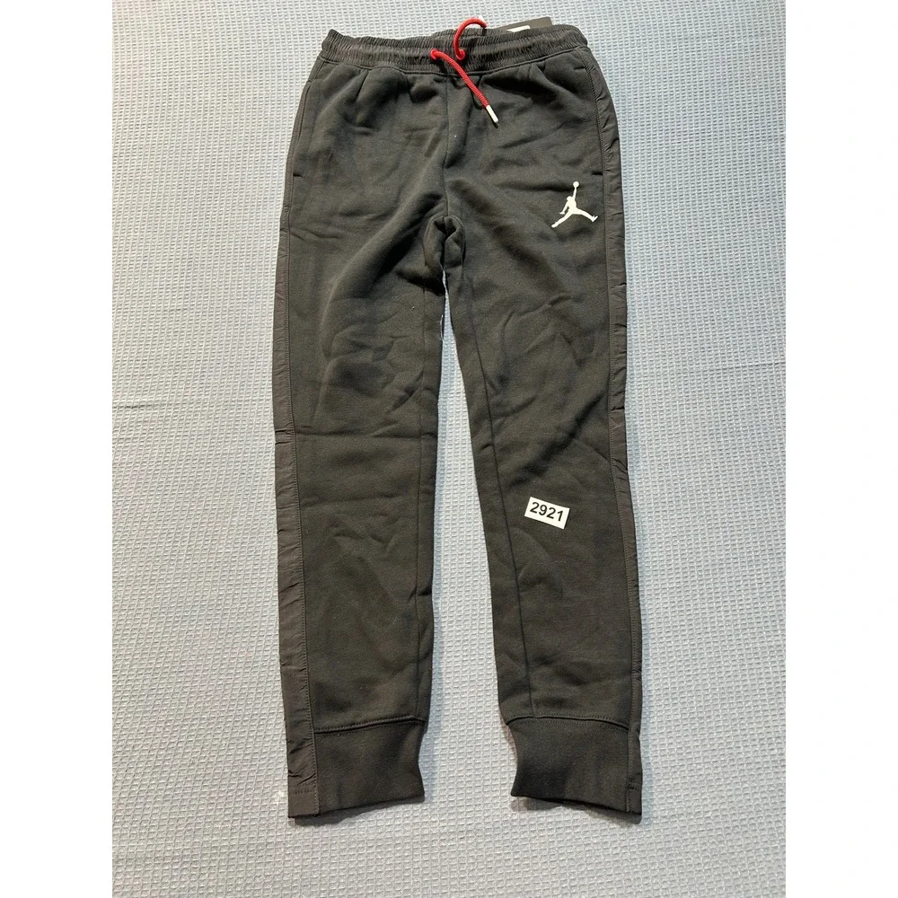 Jordan Sweatpants Boys Size M‎ Black 95B769-023